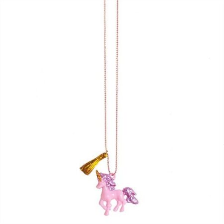 Pink gold Unicorn Necklace - Mary Tale