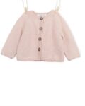 Soft pink knitted cardigan - Mary Tale