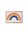 Rainbow watercolor by Isabel Luz - Gold Frame - Mary Tale