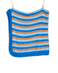 Knitted baby blanket blue - Mary Tale