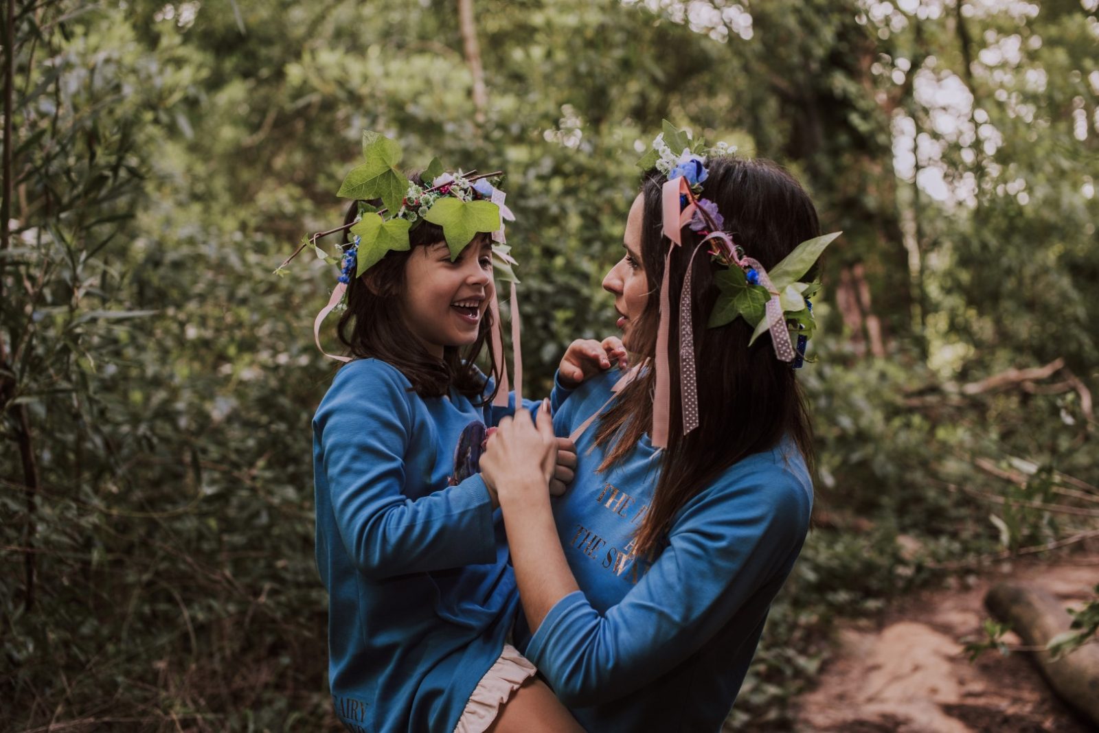 Girl and woman wearing fairy dress and maxi dress - Mary Tale