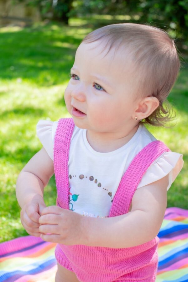 Bloomers de Malha Rosa - Modelo