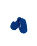 Blue Knitted Newborn Shoes with elastic - Mary Tale