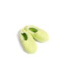 Green Knitted Newborn Shoes with elastic - Mary Tale