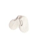 White Knitted elastic Newborn Shoes - Mary Tale